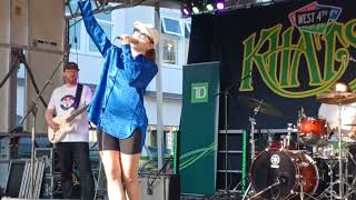 LOUISE BURNS "HOT GIRLS" (new 2023 song) Khatsahlano Street Party @TNTLIVEVancouver
