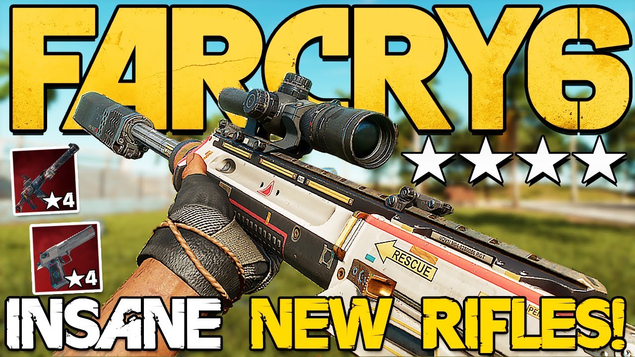 Watch Now Far Cry 6 - Insane New 4★ SNIPER RIFLE Added & New Limited Time Rewards You Need To Get Far Cry 6 - Insane New 4★ SNIPER RIFLE Added & New Limited Time Rewards You Need To Get