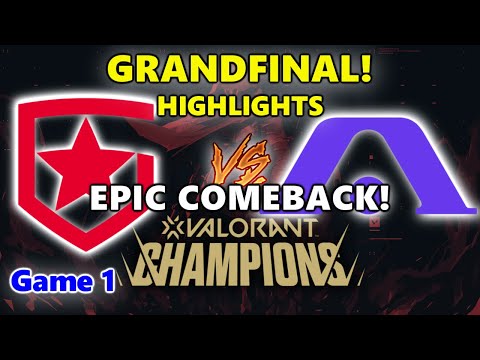 GAMBIT vs ACEND - GRANDFINAL! - EPIC COMEBACK! VALORANT CHAMPIONS 2021 GAME 1 HIGHLIGHTS