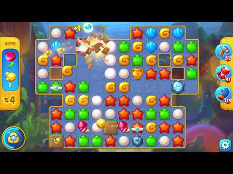 Fishdom 5998 Super Hard Level - 18 moves - NO BooSTERS