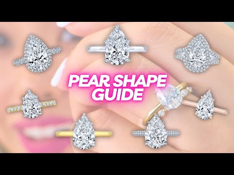 The Perfect Pear Shaped Diamond Engagement Ring | Complete Guide and Pairings