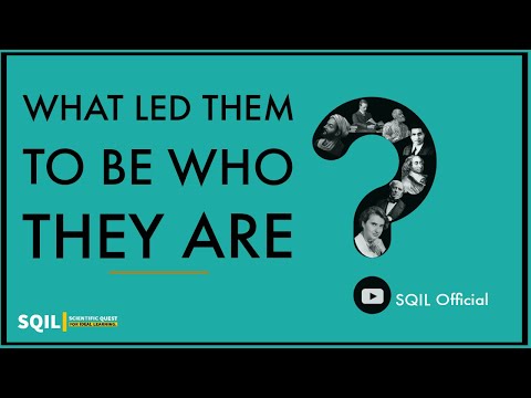 What led them to be  who they are?  - Srinivasa Ramanujan.