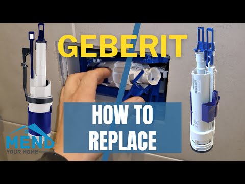 Toilet Running or Not Flushing? Replace Geberit Flush Valve Concealed Cistern FIX