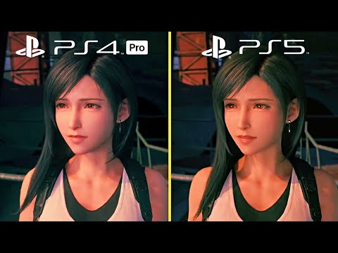 Final Fantasy VII Remake Intergrade PS5 Vs PS4 PRO Graphics Comparison