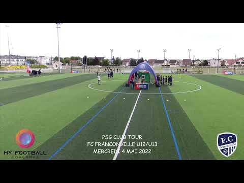 MERCREDI 4 MAI PSG CLUB TOUR FC FRANCONVILLE U12 U13