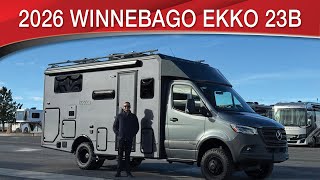 A preview image of the linked video showcasing 2026 Winnebago EKKO 23B