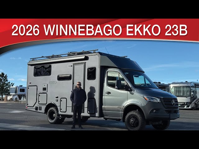 Preview image of 2026 Winnebago EKKO 23B The Best All Wheel Drive Class C youtube video