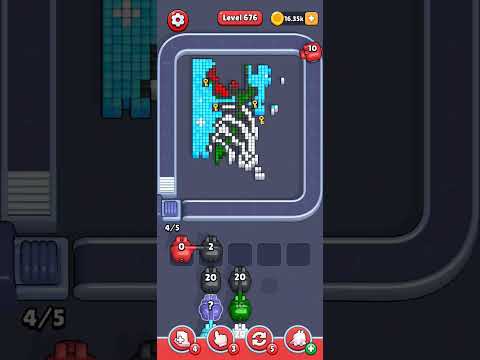 Pixel Flow Level 676 Walkthrough