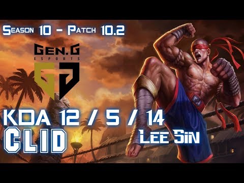 Gen Clid LEE SIN vs JARVAN IV Jungle - Patch 10.2 KR Ranked