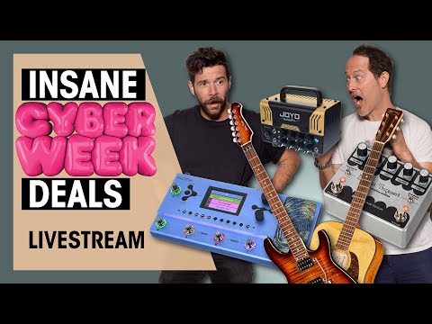 LIVE Cyberweek Deals! Harley Benton, EQD, Mooer, JOYO and more!