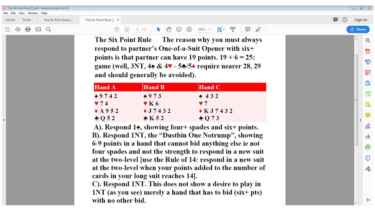 The Six Point Rule 1 pdf