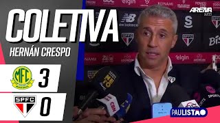 COLETIVA HERNÁN CRESPO | AO VIVO | Mirassol 3 x 0 São Paulo - Paulistão 2026