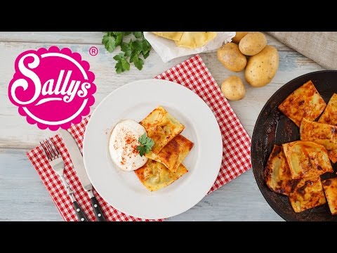 Würzige Maultaschen mit Kartoffelfüllung / vegetarisch / Sallys Welt