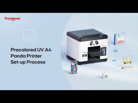Procolored V6 UV Panda Printer Set-up Process