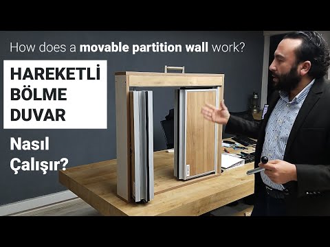 Movable partition wall video