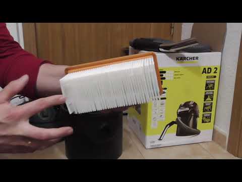 Karcher AD 2 UNBOXING | ASH AND DRY VACUUM CLEANER | Aspiradora en seco y de ceniza