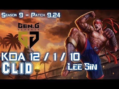 Gen Clid LEE SIN vs KHA'ZIX Jungle - Patch 9.24 KR Ranked