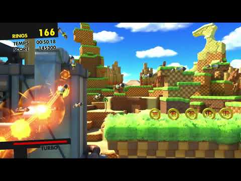 155   Walkthrough FR l Sonic Forces l Episode Shadow 3  Ring Chiffres Réalité Virtuelle   Green Hill