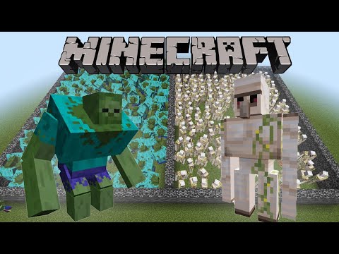 🔥100 IRON GOLEMS VS 100 MUTANT ZOMBIES🔥 | GamesOnFire