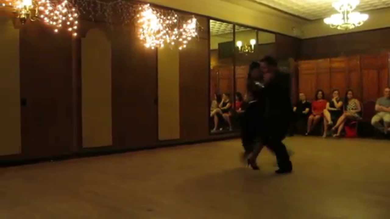 Carlos Paredes & Diana Giraldo at La Milonga Ros ..Friday, July 25, 2014