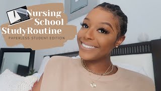 NURSING SCHOOL STUDY ROUTINE | HOW I STUDY IN NURSING SCHOOL | Getting all A