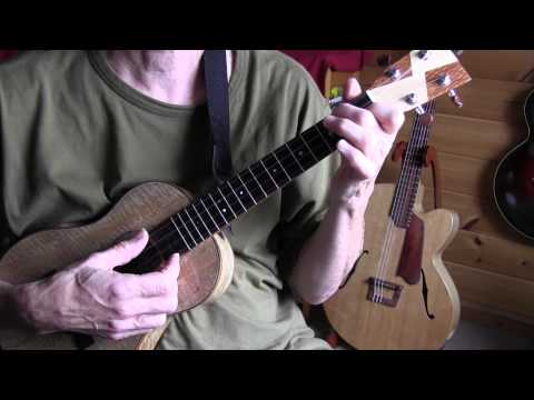 EZ Fingerpicking Uke Lesson - Praying On The Old Campground - TAB available
