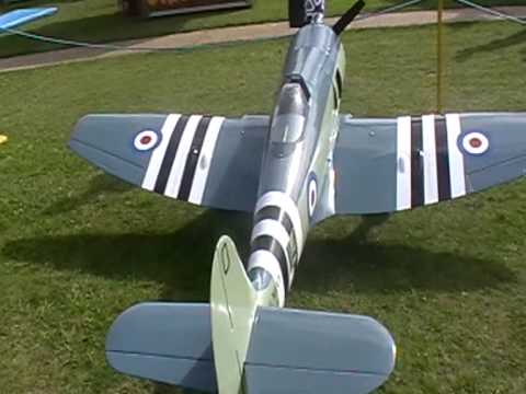1/4 scale Sea Fury displayed at the LMA stand Duxford 2009