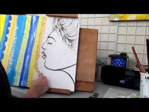 20 MIN Speed Painting - "Dreamer" by Malinda Prud'homme (Time Lapse)