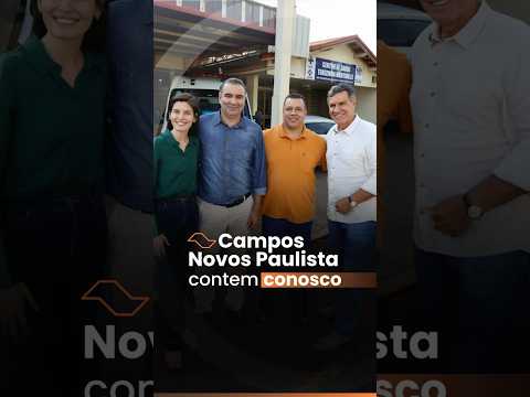 Campos Novos Paulista: mais investimentos em saúde, infraestrutura e agro para a população.