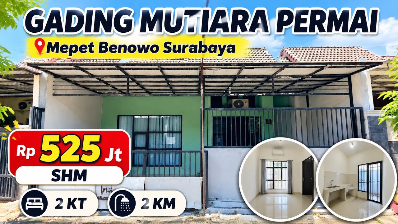 Gading Mutiara Permai. Mepet Benowo Sby Siap Huni Ekonomis