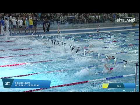 Eliminatorie 3 dei 50 Stile Libero  Assoluti Femmine Agonisti - 18 Memorial  Chiara Giavi