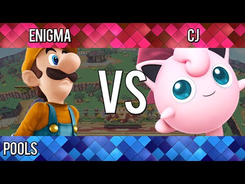 Smash2School - Enigma (Luigi, Sonic) vs. CJ (Jigglypuff, Ganondorf) - SSB4