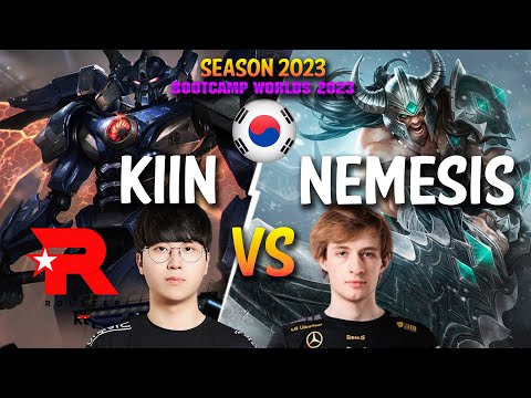 KT Kiin vs Nemesis - Kiin AATROX vs Nemesis TRYNDAMERE Top - Patch 13.20 KR Ranked