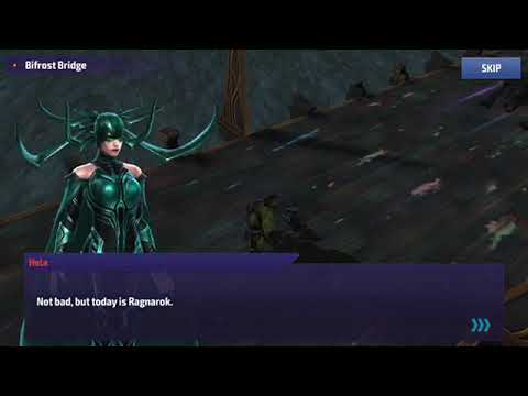 Defeating hela’s fenris wolf || marvel future fights Ep:1