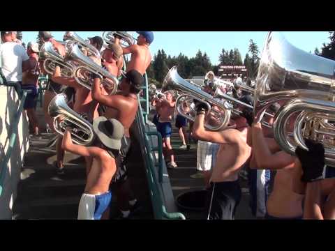 Blue Knights Hornline Storms the Stands 6-30-2013