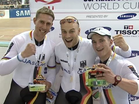 New World Record - Men Team sprint  - UCI Track Cycling World Cup Cali 2011