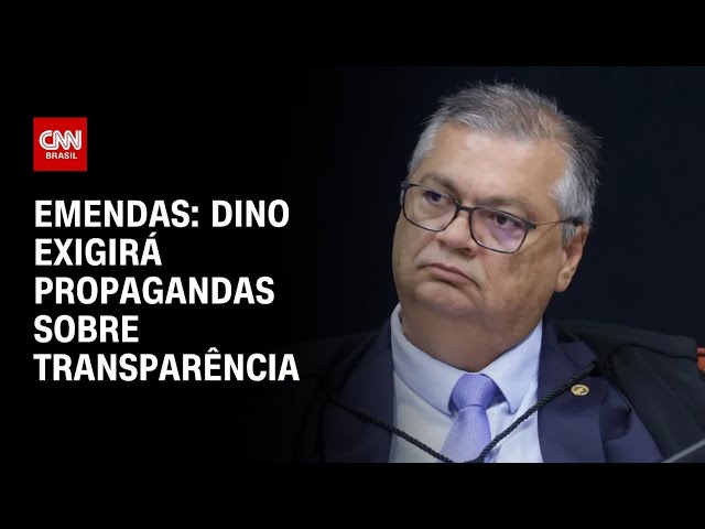 Dino determinará peça publicitária para transparência de emendas parlamentares | CNN 360º