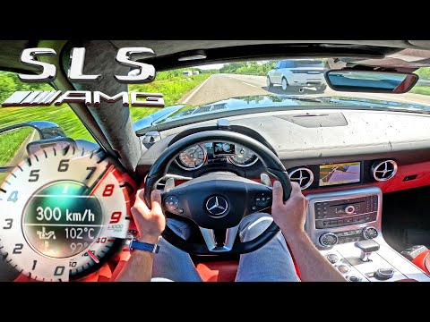 Mercedes SLS AMG // 300KMH on AUTOBAHN