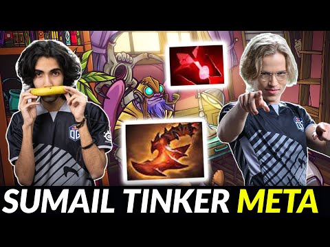 Sumail tries Tinker with Topson's item build