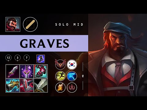 Graves Mid vs Twisted Fate - KR Grandmaster Patch 26.01