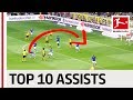 Top 10 Assists in 2018/19 - Pulisic, Jovic, Lewandowski & More