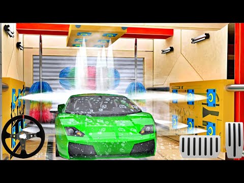 Car Wash Garage Service Workshop - Blue Car Wash - Android Gameplay FHD