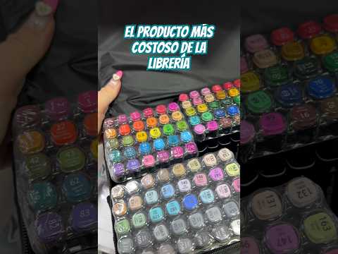 The most expensive product in the entire bookstore! 168 alcohol-based markers #expensive #booksto...