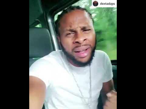 Dexta daps - Smoking and holding a vybz singing for the ladies 🇯🇲🔥🌿