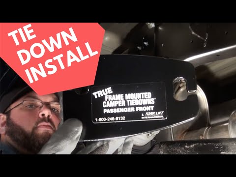 How to Install Torklift Frame-Mounted Truck Camper Tie Downs: A Step-by-Step Guide