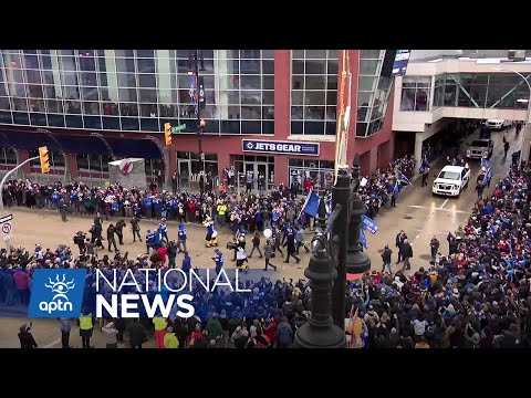 Blue Bombers victory parade | APTN News