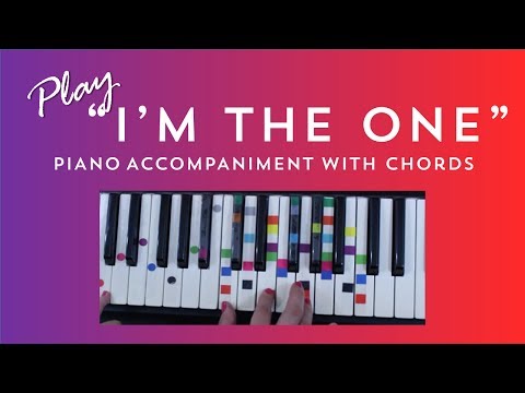 How to Sing Play I'm The One - DJ Khaled Justin Bieber Drake  | Easy Piano Chord Lesson | IVOREEZ