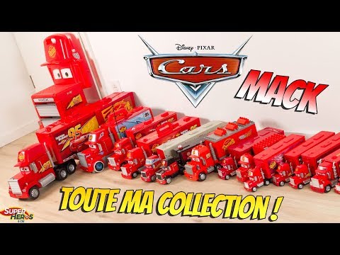 Voici toute ma collection de camions MACK DISNEY CARS Truck Jouets Unboxing Flash McQueen