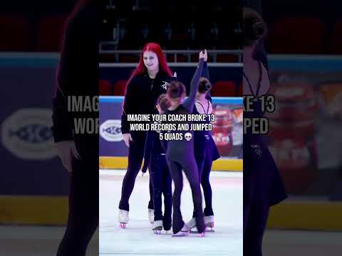 I would give ANYTHING to be in one of sashas classes #figureskating #alexandratrusova