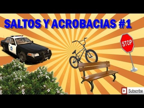 SALTOS Y ACROBACIAS EN GTA 5 ONLINE! #1
